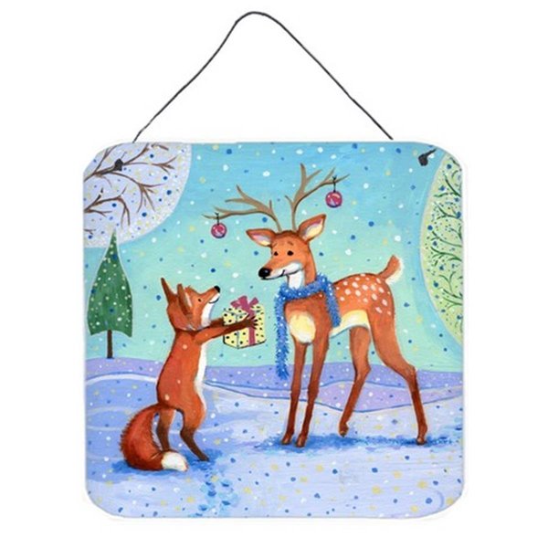 Micasa Christmas Present From the Fox Wall or Door Hanging Prints MI760508